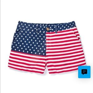 Women’s chubbies American flag shorts